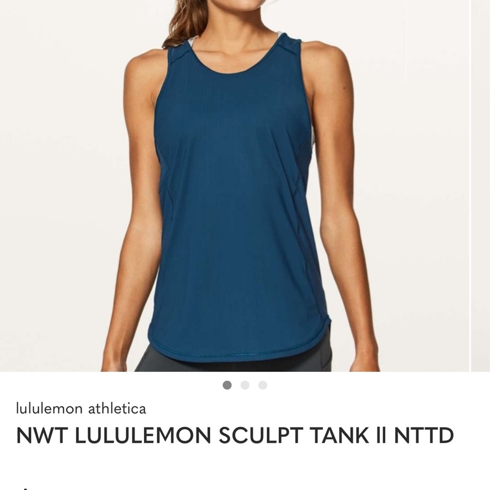 Lululemon Athletica Deep Blue Tank Top
